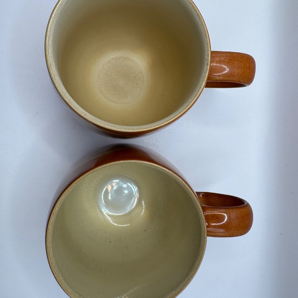 Denby England Stoneware Fire Chilli 13.5oz Mugs. - Picture 3 of 6